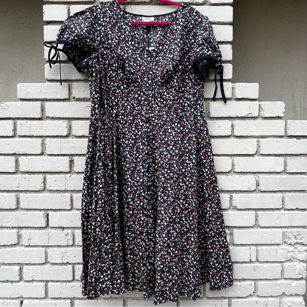 Floral Black Dress